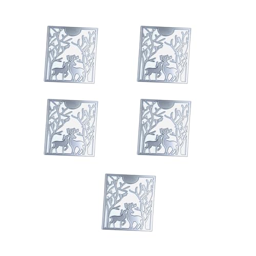 Stanzschablonen für Scrapbooking, Karbonstahl, Stanzschablonen für Kartenherstellung, Scrapbooking, Prägung, Stanzformen, 5 Stück von HOOLRZI