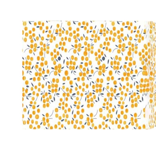 Tischdecke mit Obstmotiven, Tischläufer für den Essbereich, widerstandsfähige Polyester-Tischdekoration für verschiedene Essbereiche von HOOLRZI