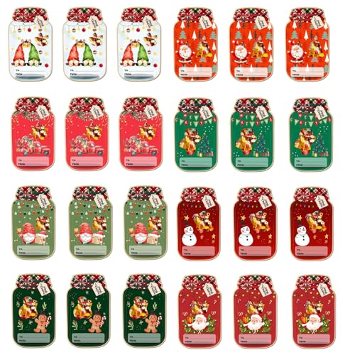 Verschiedene Weihnachtsgrußkarten, Festival-Weihnachtsgrußkarten-Set für Urlaubswünsche und Partyspaß von HOOLRZI