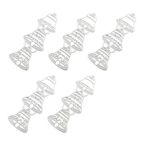 Weihnachts-Stanzformen, Karbonstahl, Prägeschablonen für Scrapbooking, Kartenherstellung, Dekoration, 5 Stück von HOOLRZI