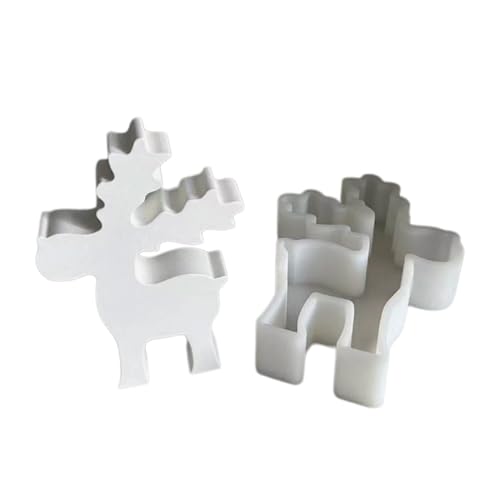 Weihnachtselch-Silikonformen, Weihnachts-Elch-Formen für die Herstellung von Seife, Gips, Dekorationen, Weihnachtsgeschenk Weihnachtselch-Silikonformen, Weihnachts-Elch-Formen für die Herstellung von Seife, Gips, Dekorationen, Weihnachtsgeschenk von HOOLRZI