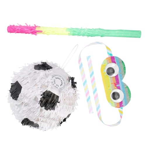 HOOTNEE 1 Satz Piñata hängende Pinata Sportpinata komfetti kinder mitgebsel kindergeburtstag Fußball party dekorative pinata Pinata-Hängedekoration für Sportpartys bunt Feiertagsfeier von HOOTNEE