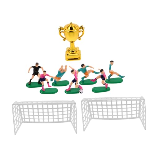 HOOTNEE 1 Satz Puppenhaus-fußballmodell Tortenaufsatz Für Fußballtore Miniatur Tortenaufsätze Für Geburtstage Klein Party Fußballkuchen -top Kind Fußballfiguren Plastik Wiederverwendbar HOOTNEE 1 Satz Puppenhaus-fußballmodell Tortenaufsatz Für Fußballtore Miniatur Tortenaufsätze Für Geburtstage Klein Party Fußballkuchen -top Kind Fußballfiguren Plastik Wiederverwendbar von HOOTNEE