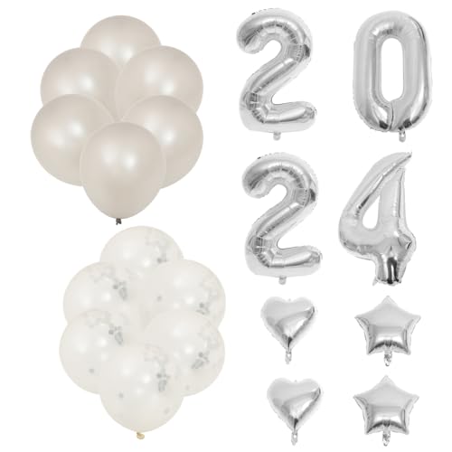 HOOTNEE 1 Set Ballon Dekorationsset Neujahrsdekorationen Partydekorationen Neujahrsbedarf Partyzubehör Luftballons Für Party Silvesterdekorationen Dekorative Luftballons HOOTNEE 1 Set Ballon Dekorationsset Neujahrsdekorationen Partydekorationen Neujahrsbedarf Partyzubehör Luftballons Für Party Silvesterdekorationen Dekorative Luftballons von HOOTNEE