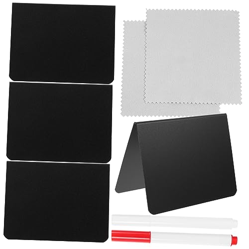 HOOTNEE 1 Set Küchennotiztafel, Kleine Tafel, Nachrichtentafel, Mini Kreidetafeln, Schild Für Lebensmittel, Stehende Nachrichtentafel, Mini Nachrichtentafel, Tisch Kreidetafel, Schild, von HOOTNEE