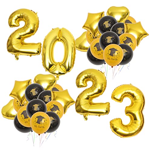 HOOTNEE 1 Set Party Dekorationsballons, Partyzubehör Für Abschlussfeiern, Partydekorationen Für Abschlussfeiern, Glückwunschballons Für Abschlussfeiern, Partyzubehör Für Abschlussfeiern, von HOOTNEE