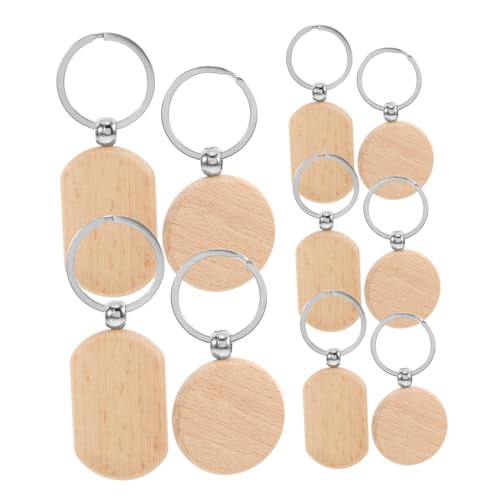 HOOTNEE Schlüsselanhängerrohlinge Aus Holz 10 Stück Zum Selbermachen Gravurrohlinge Unfertige Anhänger Für Schlüssel Rucksäcke Taschen HOOTNEE Schlüsselanhängerrohlinge Aus Holz 10 Stück Zum Selbermachen Gravurrohlinge Unfertige Anhänger Für Schlüssel Rucksäcke Taschen von HOOTNEE