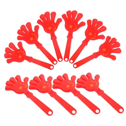 HOOTNEE 10 Stück Handklatscher, Krachmacher, Cheer Requisiten, Streich Geräuschmacher, Geräuschmacher, Streich, Kunststoff Handklatscher, Krachmacher, Klatscher, Party Geräuschmacher, von HOOTNEE