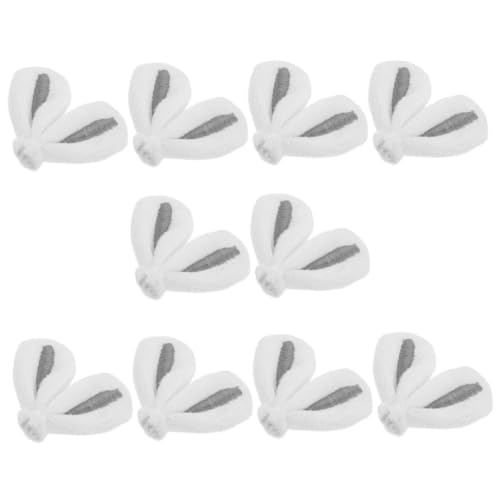 HOOTNEE 10 Stück Hasenohren Kopfbedeckungen Zubehör Hasenzubehör Dekorative Haarspangen Haarschmuck Niedliche Haarschmuck Hasenohr Haarnadel DIY Haarspangen Ohr Haarspangen von HOOTNEE