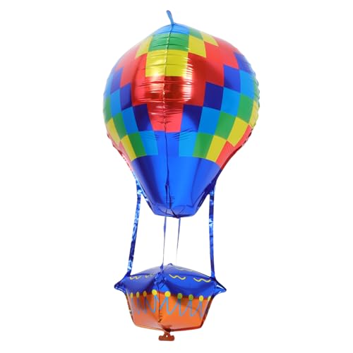 HOOTNEE 10 Stück Heißluftballon Aluminium Folienballons für Geburtstagsfeiern Hochzeiten und Shower Dekoration Wiederverwendbare Platzsparende Party Accessoires Bunten Designs HOOTNEE 10 Stück Heißluftballon Aluminium Folienballons für Geburtstagsfeiern Hochzeiten und Shower Dekoration Wiederverwendbare Platzsparende Party Accessoires Bunten Designs von HOOTNEE