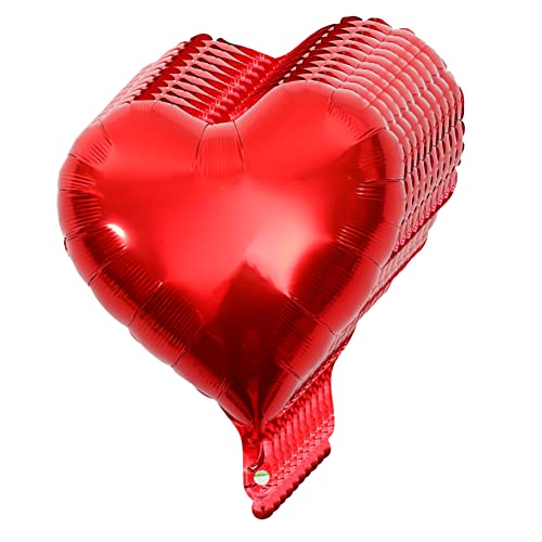 HOOTNEE 10 Stück Herz Luftballons Rote Folienballons für Valentinstag Hochzeiten Dekoration für Partys Geburtstagsfeiern Besondere Anlässe Herzform Sichere Materialien HOOTNEE 10 Stück Herz Luftballons Rote Folienballons für Valentinstag Hochzeiten Dekoration für Partys Geburtstagsfeiern Besondere Anlässe Herzform Sichere Materialien von HOOTNEE