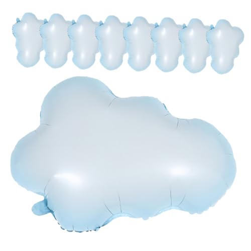 HOOTNEE 10 Stück Wolkenballons aus Aluminiumfolie für Geburtstagsparty Dekorationen Pastellfarbene Luftballons für Hochzeiten und Shower Events HOOTNEE 10 Stück Wolkenballons aus Aluminiumfolie für Geburtstagsparty Dekorationen Pastellfarbene Luftballons für Hochzeiten und Shower Events von HOOTNEE