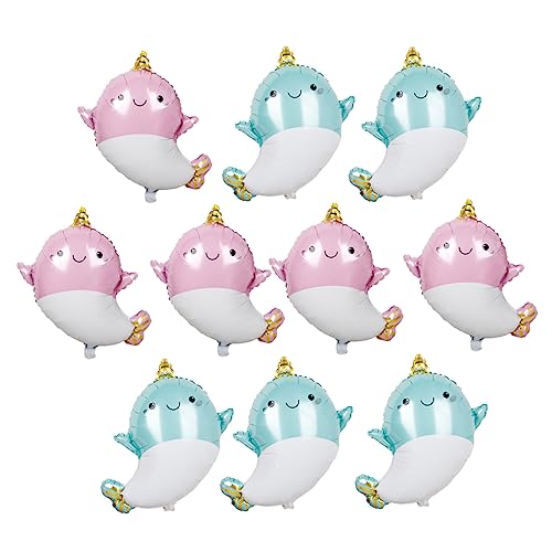 HOOTNEE Ballon-set 5 Stück Jeweils 10 Stück Geburtstagsdekorationen -thema Ballons Für Jungen Und Mädchen Gastgeschenke von HOOTNEE