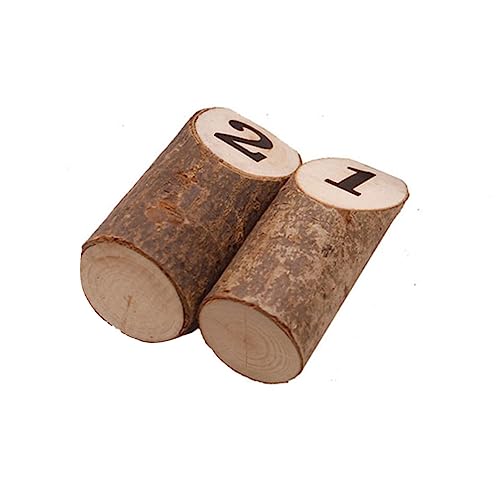 HOOTNEE 10Stücke Mini Holzstümpfe Tischnummern Halter aus Echtem Holz für Rustikale Tischdekoration bei Hochzeiten Geburtstagsfeiern Abschlussfeiern und Babypartys HOOTNEE 10Stücke Mini Holzstümpfe Tischnummern Halter aus Echtem Holz für Rustikale Tischdekoration bei Hochzeiten Geburtstagsfeiern Abschlussfeiern und Babypartys von HOOTNEE