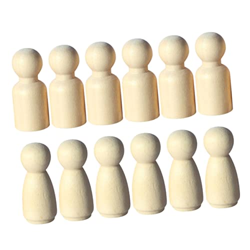 HOOTNEE 12 Holzfiguren Miniatur-Dekoration Für Sandtisch Und Puppenhaus Requisiten von HOOTNEE