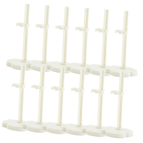 HOOTNEE 12 Stück Puppenständer, Figurenständer, Puppenfigurenständer, Puppenstützgestell, Ausstellungsständer Für Actionfiguren, Puppenhalter, Mädchen, Puppenständer, Figurenhalter, von HOOTNEE