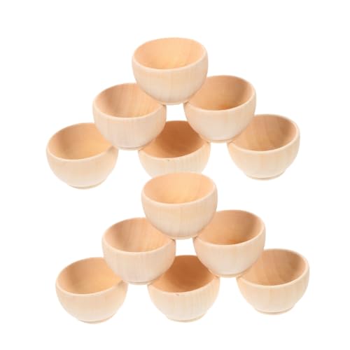 HOOTNEE 12 Stück Teiliges Kleine Unbehandelte Holzschalen aus Langlebigem Holz Glatt Geschliffen zum Kreativen DIY Basteln als Dekoration für Kinderküche Feste und Persönliche Geschenke HOOTNEE 12 Stück Teiliges Kleine Unbehandelte Holzschalen aus Langlebigem Holz Glatt Geschliffen zum Kreativen DIY Basteln als Dekoration für Kinderküche Feste und Persönliche Geschenke von HOOTNEE