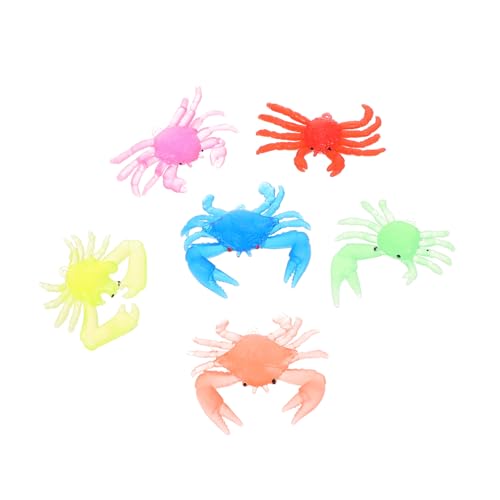 HOOTNEE 12 Stück Teiliges Realistische Krabben Spielzeuge aus Weichem Umweltfreundlichem TPR Material Bunte Meeresfiguren als Aquarium Dekoration und Kinderspielzeug Fantasie HOOTNEE 12 Stück Teiliges Realistische Krabben Spielzeuge aus Weichem Umweltfreundlichem TPR Material Bunte Meeresfiguren als Aquarium Dekoration und Kinderspielzeug Fantasie von HOOTNEE