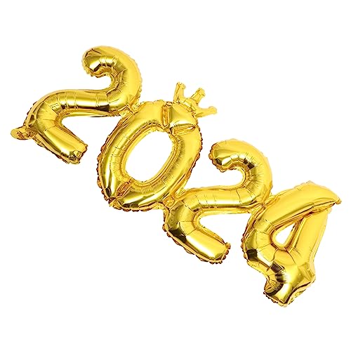 HOOTNEE 1Satz Neujahrsballon Aluminiumfolienballons Geburtstags Abschlussfeier Dekoration Partys Hochzeiten und Besondere Anlässe von HOOTNEE
