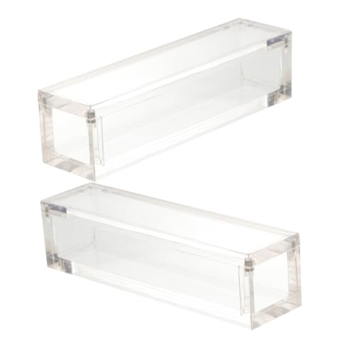 HOOTNEE 2 Stück Acryl-würfel-displaybox Mit Magnetverschluss Zur Aufbewahrung HOOTNEE 2 Stück Acryl-würfel-displaybox Mit Magnetverschluss Zur Aufbewahrung von HOOTNEE
