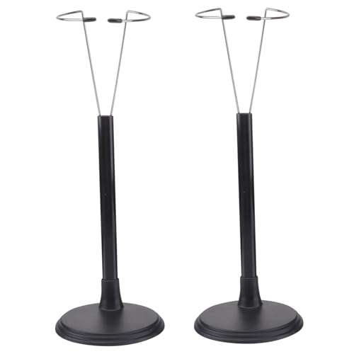 HOOTNEE 2 Stück Kreativer Tragbarer Puppenständer aus Schwarzem PVC Höhenverstellbar Teiliges Display und Aufbewahrungsrack für Puppen für Zuhause und Ladengeschäft HOOTNEE 2 Stück Kreativer Tragbarer Puppenständer aus Schwarzem PVC Höhenverstellbar Teiliges Display und Aufbewahrungsrack für Puppen für Zuhause und Ladengeschäft von HOOTNEE