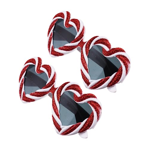 HOOTNEE 2 Stück Lustige Partybrille Herzförmige Candy form Dekorationsbrillen in Rot Weiß für Erwachsene Foto Requisiten und Partyzubehör HOOTNEE 2 Stück Lustige Partybrille Herzförmige Candy form Dekorationsbrillen in Rot Weiß für Erwachsene Foto Requisiten und Partyzubehör von HOOTNEE