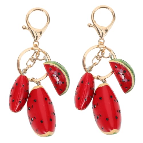 HOOTNEE 2 Stück Wassermelonen Schlüsselanhänger Süße Schlüsselringe für Taschen und Rucksäcke Realistisches Design Partygeschenke und Sommeraccessoires HOOTNEE 2 Stück Wassermelonen Schlüsselanhänger Süße Schlüsselringe für Taschen und Rucksäcke Realistisches Design Partygeschenke und Sommeraccessoires von HOOTNEE