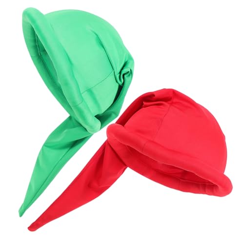 HOOTNEE 2 Stück Zwergenhut Erwachsene Weiches Cosplay für Festliche Anlässe Halloween und Weihnachtsfeiern Vielseitiges Party Accessoire von HOOTNEE