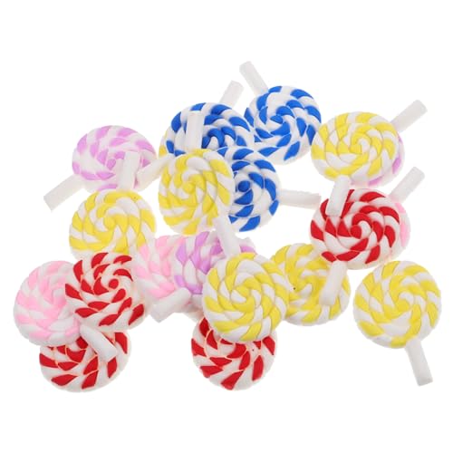 HOOTNEE 20 Stück Lollipop Accessoires für Diy Projekte aus Polymer Kreative Süßigkeiten Dekorationen für Handyhüllen Schreibwarenboxen und Schmuck für Bastelarbeiten und Persönliche HOOTNEE 20 Stück Lollipop Accessoires für Diy Projekte aus Polymer Kreative Süßigkeiten Dekorationen für Handyhüllen Schreibwarenboxen und Schmuck für Bastelarbeiten und Persönliche von HOOTNEE