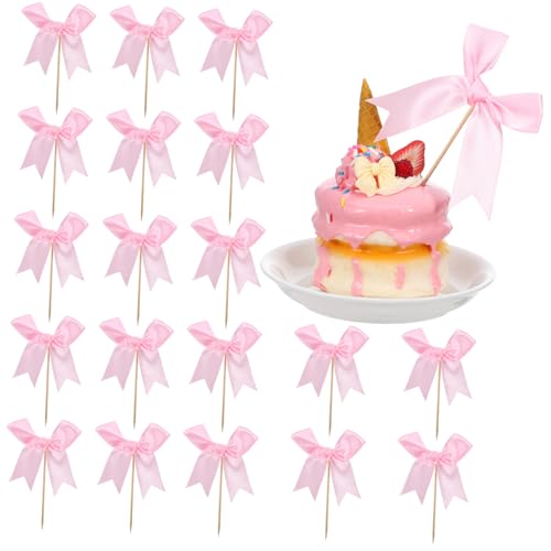 HOOTNEE 20 Stück Schleifen Kuchen Dekorationen Niedliche Bowknot Tortenaufleger für Desserts Party Deko für Geburtstagsfeiern und Hochzeiten Elegante Süßigkeiten Picks HOOTNEE 20 Stück Schleifen Kuchen Dekorationen Niedliche Bowknot Tortenaufleger für Desserts Party Deko für Geburtstagsfeiern und Hochzeiten Elegante Süßigkeiten Picks von HOOTNEE