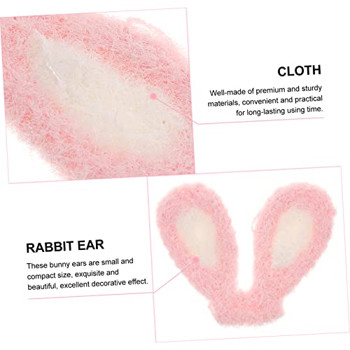 HOOTNEE 20 Stück Teiliges Plüsch Hasenohren DIY Haarschmuck Zubehör Leichte Farbenfrohe Stoffohren für Haarspangen Basteln für Kreative Haardeko und Geschenkideen von HOOTNEE