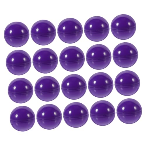 HOOTNEE 20 Stück Tombola Spielzubehör Kleine Hohlkugeln Leere Bingo Kugeln Spiel Party Zubehör Bunte Verkaufskapseln Unterhaltungshohlkugeln Tombola Kugeln Kunststoff von HOOTNEE