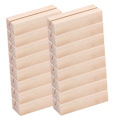 HOOTNEE 24Stücke Kartenständer aus Holz Tischkartenhalter für Hochzeit und Events Multifunktionale Halter für Fotos Notizen und Platzkarten Langlebiges Holzmaterial HOOTNEE 24Stücke Kartenständer aus Holz Tischkartenhalter für Hochzeit und Events Multifunktionale Halter für Fotos Notizen und Platzkarten Langlebiges Holzmaterial von HOOTNEE