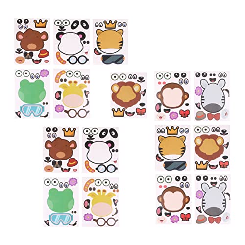 HOOTNEE 24stücke Tieraufkleber Für Junge Mädchen Kreative Spiele Selbstklebende Cartoon-Sticker Bastelbedarf Für Jungen Und Mädchen Motivationsaufkleber Für Belohnungen Und HOOTNEE 24stücke Tieraufkleber Für Junge Mädchen Kreative Spiele Selbstklebende Cartoon-Sticker Bastelbedarf Für Jungen Und Mädchen Motivationsaufkleber Für Belohnungen Und von HOOTNEE