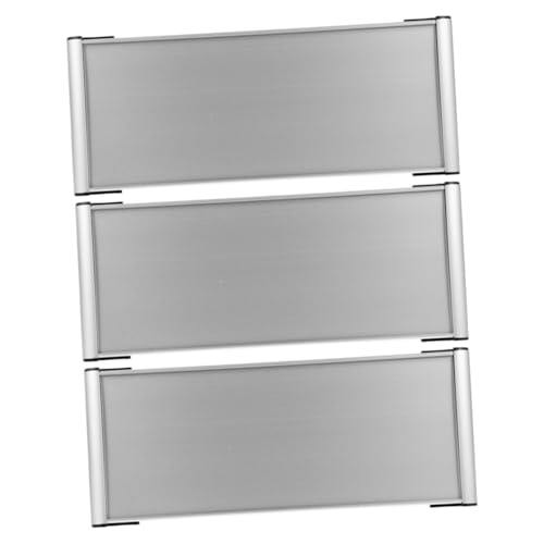 HOOTNEE 3 Stück Blanko Türschild Für Bürobeschilderung, Namensschildhalter Für Die Tür, Namensschild, Vorname, Türschild Mit Namen, Zum Aufhängen, Türschild, Wandschild, Türschild HOOTNEE 3 Stück Blanko Türschild Für Bürobeschilderung, Namensschildhalter Für Die Tür, Namensschild, Vorname, Türschild Mit Namen, Zum Aufhängen, Türschild, Wandschild, Türschild von HOOTNEE