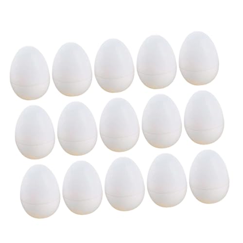HOOTNEE 30 Stück Ostereier, Künstliche Hühnereier, Künstliche Eier, Dekorative Eier, Schreibtisch Zubehör, Künstliche Hühnereier, Eier Legen, DIY Leereier, Kücheneier, Kinder Graffiti von HOOTNEE