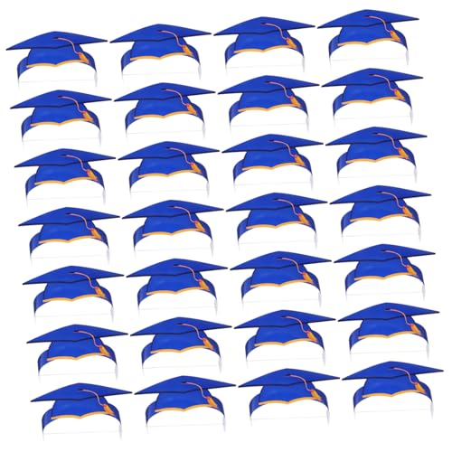 HOOTNEE 36st Doktorhut Aus Papier Für Die Abschlussfeier Abschlusskappen Selber Machen Grad Hüte Schmückt Graduierungshüte Zum Selbermachen Abschlusskappen Diy Handwerk Blue HOOTNEE 36st Doktorhut Aus Papier Für Die Abschlussfeier Abschlusskappen Selber Machen Grad Hüte Schmückt Graduierungshüte Zum Selbermachen Abschlusskappen Diy Handwerk Blue von HOOTNEE