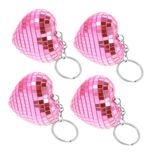 HOOTNEE Mini Discokugel Schlüsselanhänger Discokugel-dekoration Für Partygeschenke Hängendes Ornament Mit Herzdesign HOOTNEE Mini Discokugel Schlüsselanhänger Discokugel-dekoration Für Partygeschenke Hängendes Ornament Mit Herzdesign von HOOTNEE