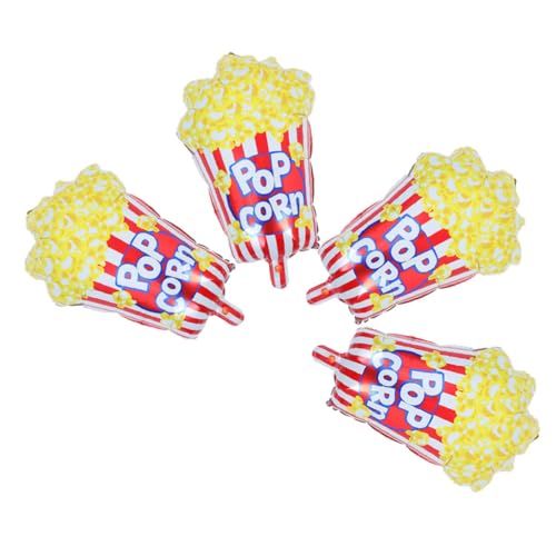 HOOTNEE 4 Stück Popcornballon Filmpartydekorationen Popcorn-partyzubehör Zubehör Für Film-mottopartys Geburtstagsfeier Snack Dekorationen Fast-food-partydekorationen Aluminiumfolie HOOTNEE 4 Stück Popcornballon Filmpartydekorationen Popcorn-partyzubehör Zubehör Für Film-mottopartys Geburtstagsfeier Snack Dekorationen Fast-food-partydekorationen Aluminiumfolie von HOOTNEE