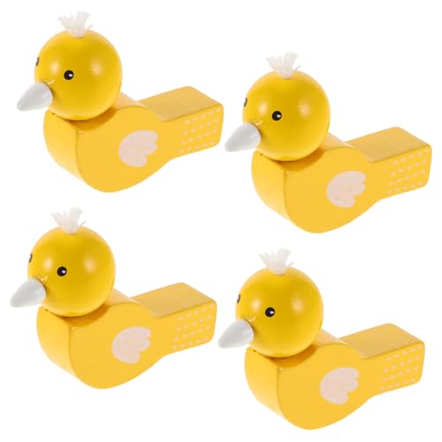 HOOTNEE 4 Stück Vogelpfeife Süße Pfeifen Kinderpfeifen Bird Whistle Toy Zugpfeife Für Vogelrufer Vogellärmmacher Musikinstrumente Kindergeschenke Für Die Party Holz Gelb HOOTNEE 4 Stück Vogelpfeife Süße Pfeifen Kinderpfeifen Bird Whistle Toy Zugpfeife Für Vogelrufer Vogellärmmacher Musikinstrumente Kindergeschenke Für Die Party Holz Gelb von HOOTNEE