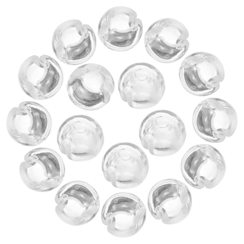 HOOTNEE 40 Stück Perlenschnallenhalter, Jalousieperlen, Kettenstopper, Ersatzperlen, Kettenstopper, Rolloperlen, Kettenstopper, Durchsichtige Perlen, Kettenstopper, Perlenkettenspanner, von HOOTNEE