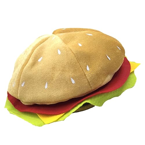 HOOTNEE 4stücke Burger Party Hut Lustige Hamburger-kopfbedeckung Aus Kreatives Kostüm-accessoire Für Mottopartys Und Fotoshootings Leicht Und Bequem Für Freunde Und Feiern HOOTNEE 4stücke Burger Party Hut Lustige Hamburger-kopfbedeckung Aus Kreatives Kostüm-accessoire Für Mottopartys Und Fotoshootings Leicht Und Bequem Für Freunde Und Feiern von HOOTNEE