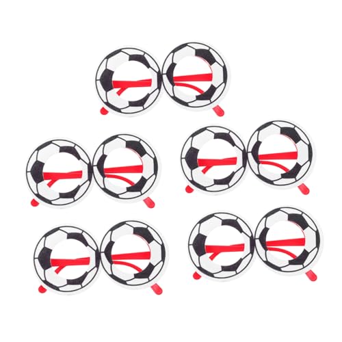 HOOTNEE 5 Stück Fußballbrillen für Partys Leichte Festtagsbrillen Eyewear für Fußballfans Deko für Festivals und Feiern HOOTNEE 5 Stück Fußballbrillen für Partys Leichte Festtagsbrillen Eyewear für Fußballfans Deko für Festivals und Feiern von HOOTNEE