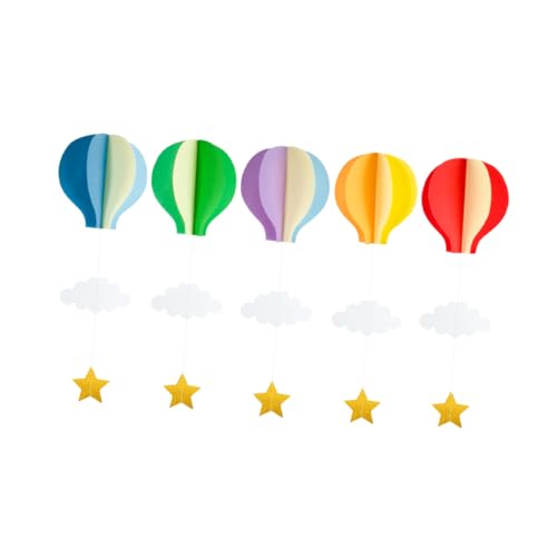 HOOTNEE 5 Stück Heißluftballon Ornament Heißluftballon Aufblasbares Wolkendekorationen Für Babyparty Wolkendekorationen Für Party Heißluftballon Ballons Hot Pot Ballons von HOOTNEE