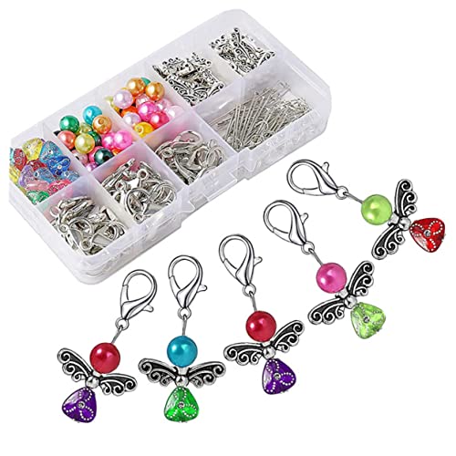 HOOTNEE Schutzengel Schlüsselanhänger Diy Engel Schlüsselanhänger Set Bunte Schlüsselanhänger Für Hochzeiten Babypartys Und Als Gastgeschenke Dekorative Schlüsselhalter Für Besondere Anlässe von HOOTNEE