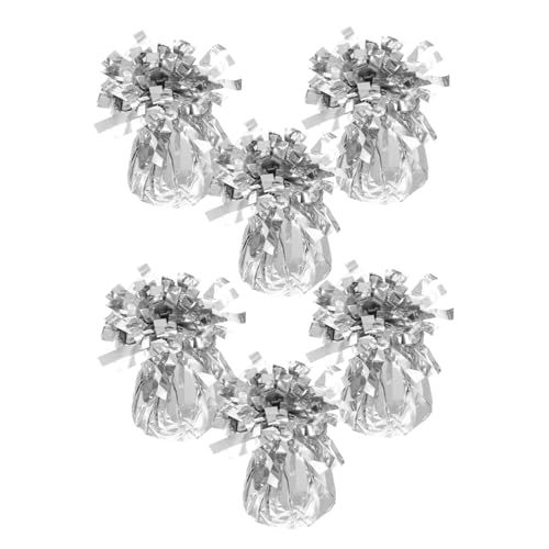 HOOTNEE 6 Stück Ballon-gewichtsblock Gewichte Für Hochzeitsballons Gewicht Des Hochzeitsballons Festival Gunst Ballonanhängergewichte Gewicht Des Geburtstagsballons Pvc Silber HOOTNEE 6 Stück Ballon-gewichtsblock Gewichte Für Hochzeitsballons Gewicht Des Hochzeitsballons Festival Gunst Ballonanhängergewichte Gewicht Des Geburtstagsballons Pvc Silber von HOOTNEE
