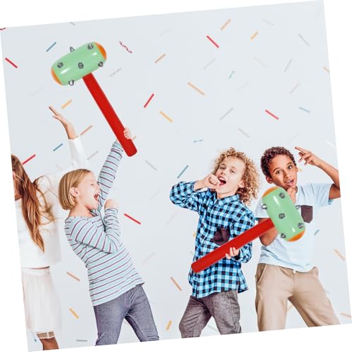 HOOTNEE 6 Stück Teiliges PVC Aufblasbares Hammerspielzeug Bunt Leicht Langlebig Wiederverwendbar Partyspielzeug für Zuhause Bar Ktv Geeignet Zufällige Farbe Zufällige Farbe von HOOTNEE