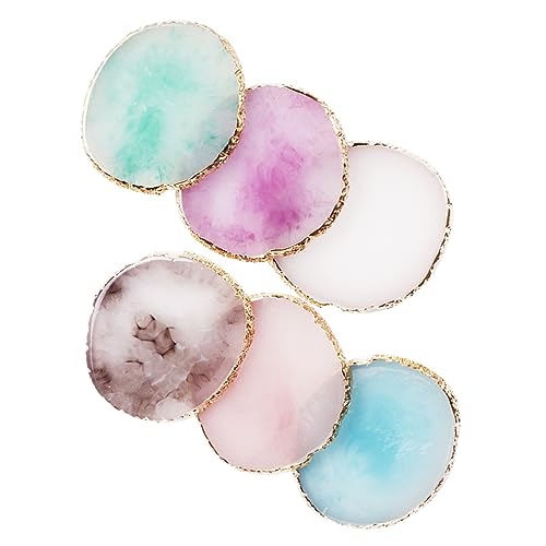 HOOTNEE 6 Teilige Nagelpalette, Maniküre Paletten, Nailart Mischtablett, Nagellack Mischpalette, Make Up Mischpalette, Nagellack Palette, Nailart Malpalette, Nagelfarb Mischpalette von HOOTNEE