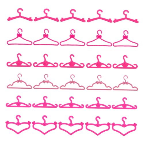 HOOTNEE 60 Stücke Mini Puppenaufhänger Chic Puppe Kleidung Kleider Kleiderbügel Puppe Zubehör HOOTNEE 60 Stücke Mini Puppenaufhänger Chic Puppe Kleidung Kleider Kleiderbügel Puppe Zubehör von HOOTNEE