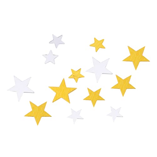 HOOTNEE 1 Packung 60g Dekoratives Hochzeitskonfetti Sternpailletten Konfetti Party-atmosphäre Harz-sternkonfetti Für Hochzeitstag Tischdeko Gold Silber von HOOTNEE